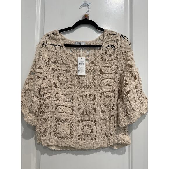 MSRP $125 | NWT ✨ AZ 3-Piece Crochet Boho Set – Top, Pants & Skirt | Size S/M ✨ - Picture 7 of 10